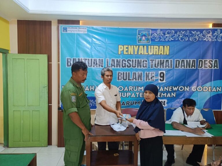 gambar_Penyaluran Bantuan Langsung Tunai Dana Desa Bulan Kesembilan Tahun 2024